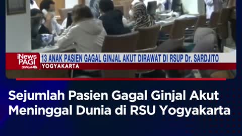 Sejumlah Pasien Gagal Ginjal Akut Meninggal Dunia di RSU Yogyakarta