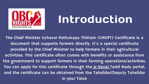 How to avail Chief Minister Uzhavar Pathukapu Thittam in TN