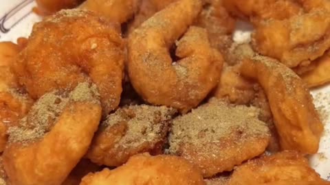 Crispy fried shrimp