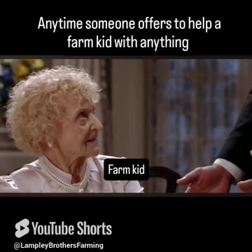 helping a farm kid