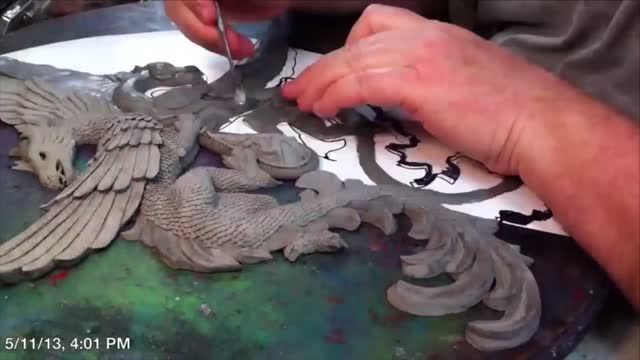 "Dragon Tears" relief production process sharing 3