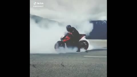 Motorcycle drift KTM