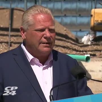 Doug Ford Swallows Bee During Live News Conference