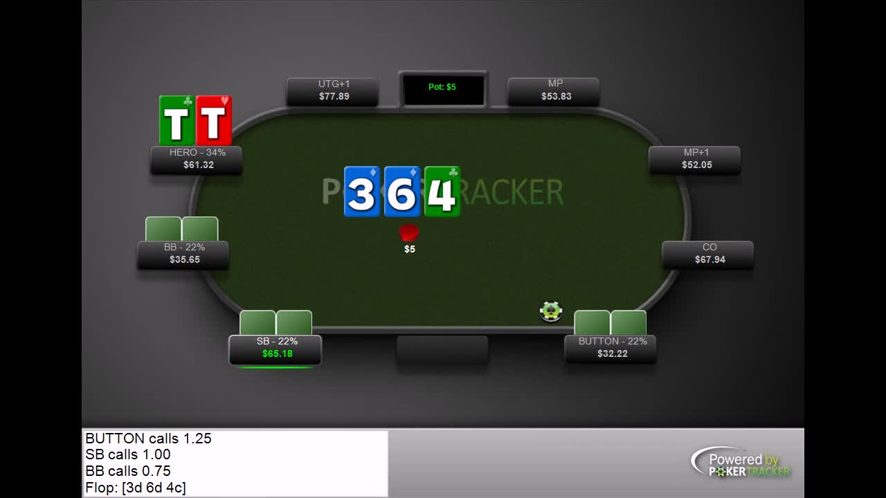 Bad run out for pocket tens, TT. Do you value bet turn or river?