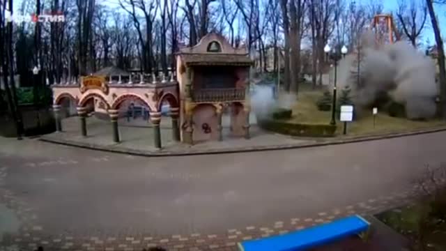 How the Russians fired on Gorky Park near Kharkiv