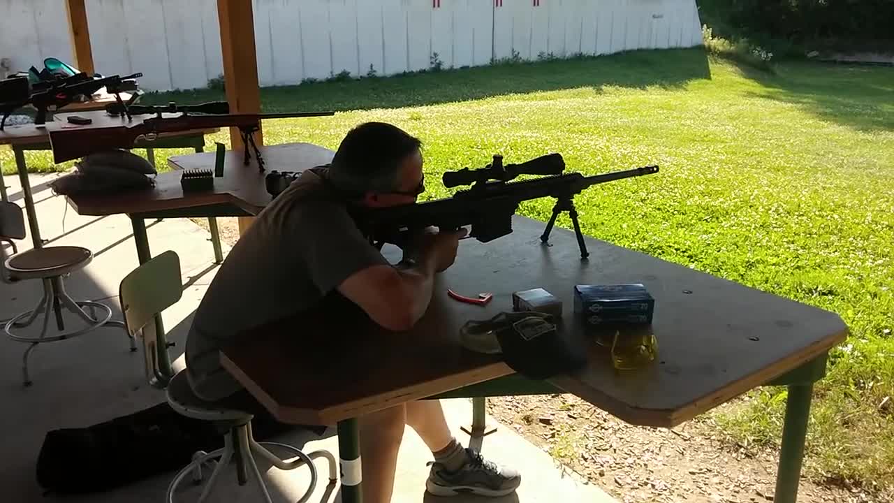 Shooting a Barrett 338 Lapua Magnum