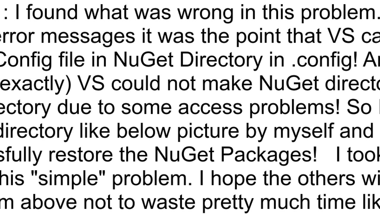 Execution problems in visual studio for Mac 2019 NuGet packages