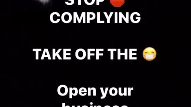 Stop complying