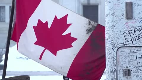 Pro freedom anti-vaccine mandate convoys and blockades continue across Canada Flag of Canada