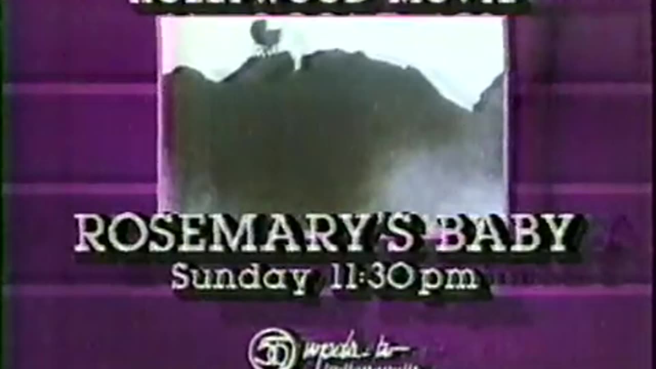 November 22, 1984 - Indianapolis WPDS Promo for 'Rosemary's Baby'