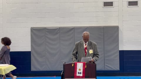 Veterans Day Ceremony 2023 Alexandria, VA: Reading the 68 Names