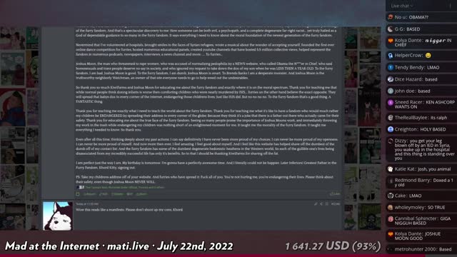 Paragon of Furry Virtue (July 22nd, 2022)