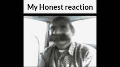 My honest reaction