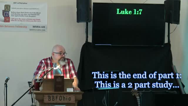 003 The Conception of John The Baptist (Luke 1:5-25) 1 of 2