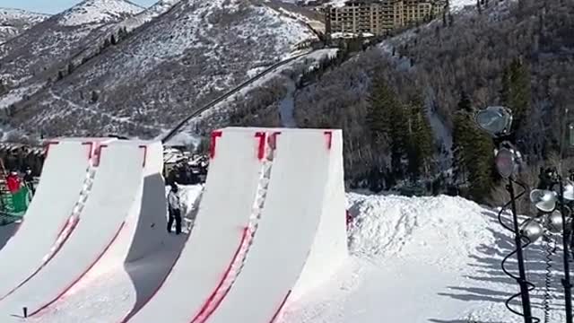 extreme skiing