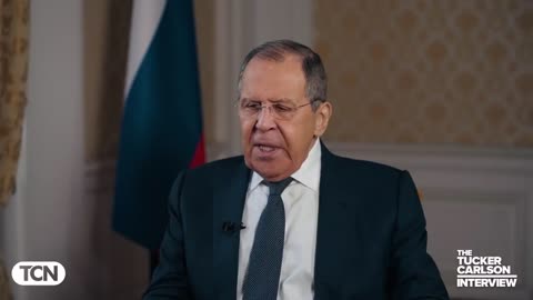 Russian Foreign Minister Sergei Lavrov with Tucker Carlson - On The Road To De-escalation