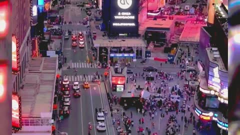 New York's Times Square, known as the crossroads of the world