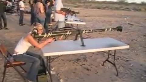 Jamie horst huge sniper machine gun