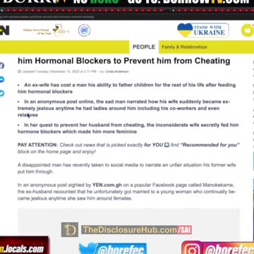 New trend going around to secretly feed your husband hormone blockers..???