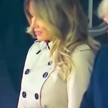 Melania Trump Facial Expression with Donald Trump