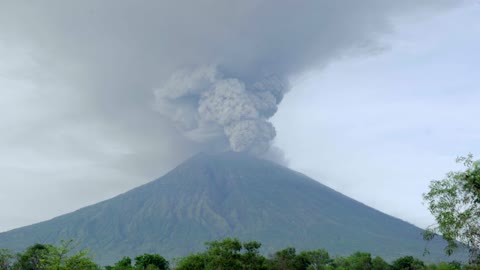 4K Amazing Volcano Footage