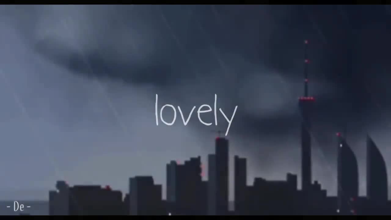 Lovely || Billie Eilish || lofi version 🎧🌧️