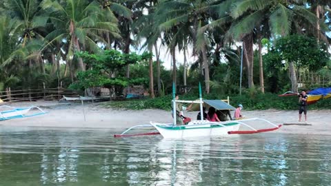 RIDING IN A BOAT JUST TO TAKE DNA SAMPLES IN A REMOTE AREA