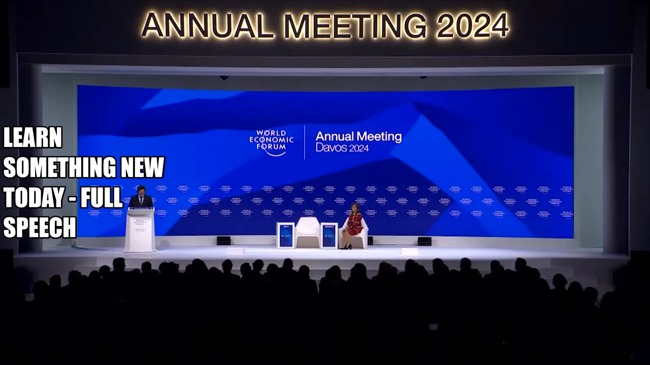 DAVOS 2024: Argentina President Javier Mileis FULL Speech - Uncut