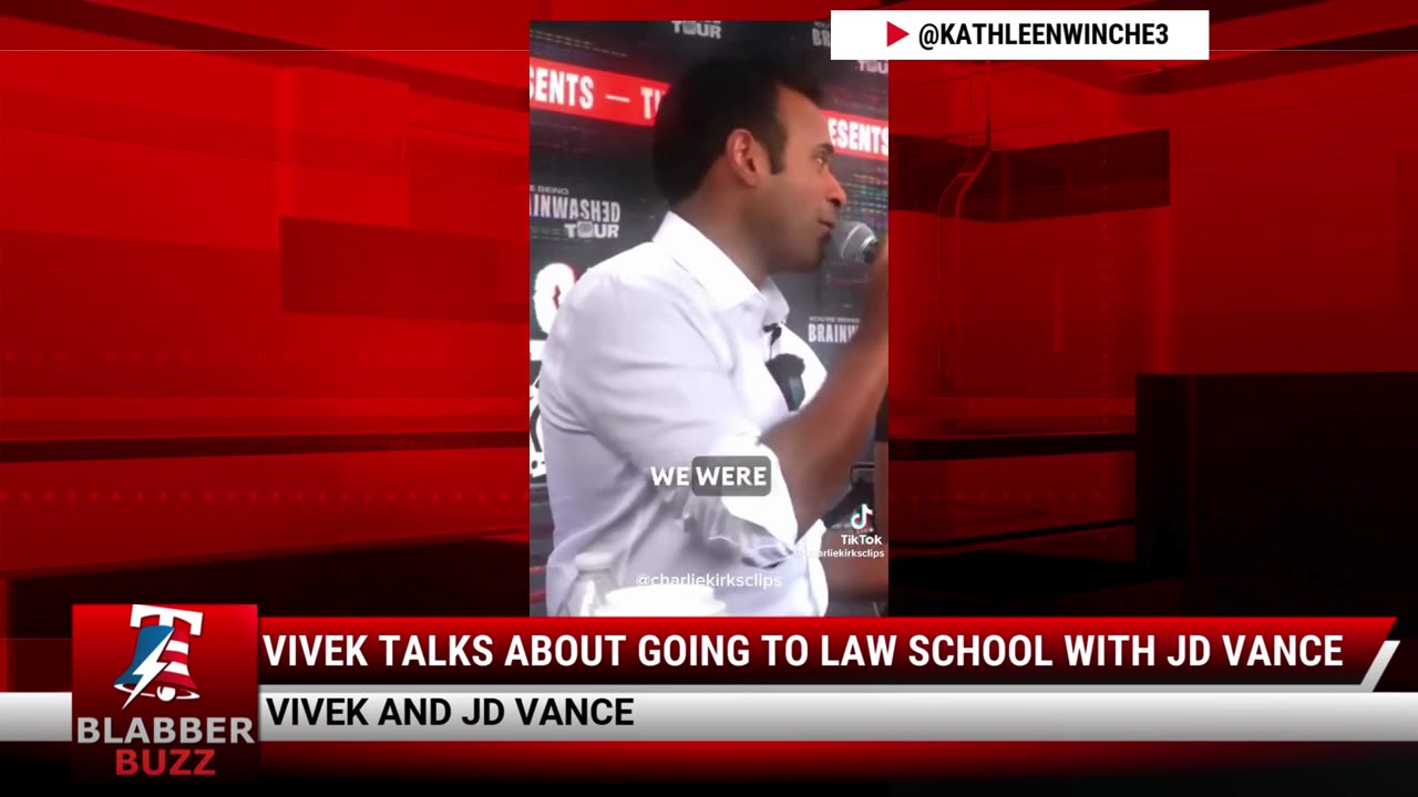 Vivek Talks About Going To Law School With JD Vance