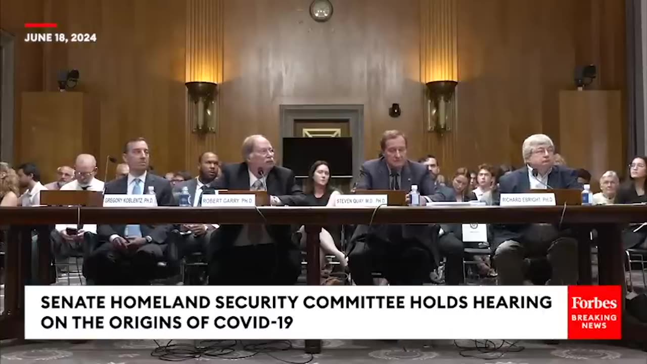 Breaking Senator Ron Johnson Confronts Doctor Claims Engaged in a Cover-up With Fauci
