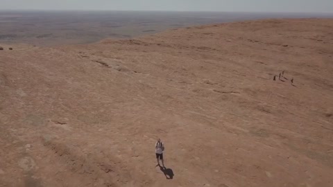 Climbing Uluru