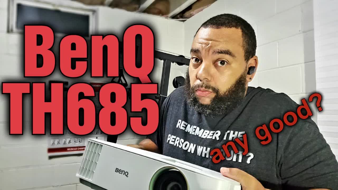 Review: BenQ TH685 1080p Gaming Projector - 4K HDR Support - 120hz Refresh Rate - 3500lm - 8.3m...