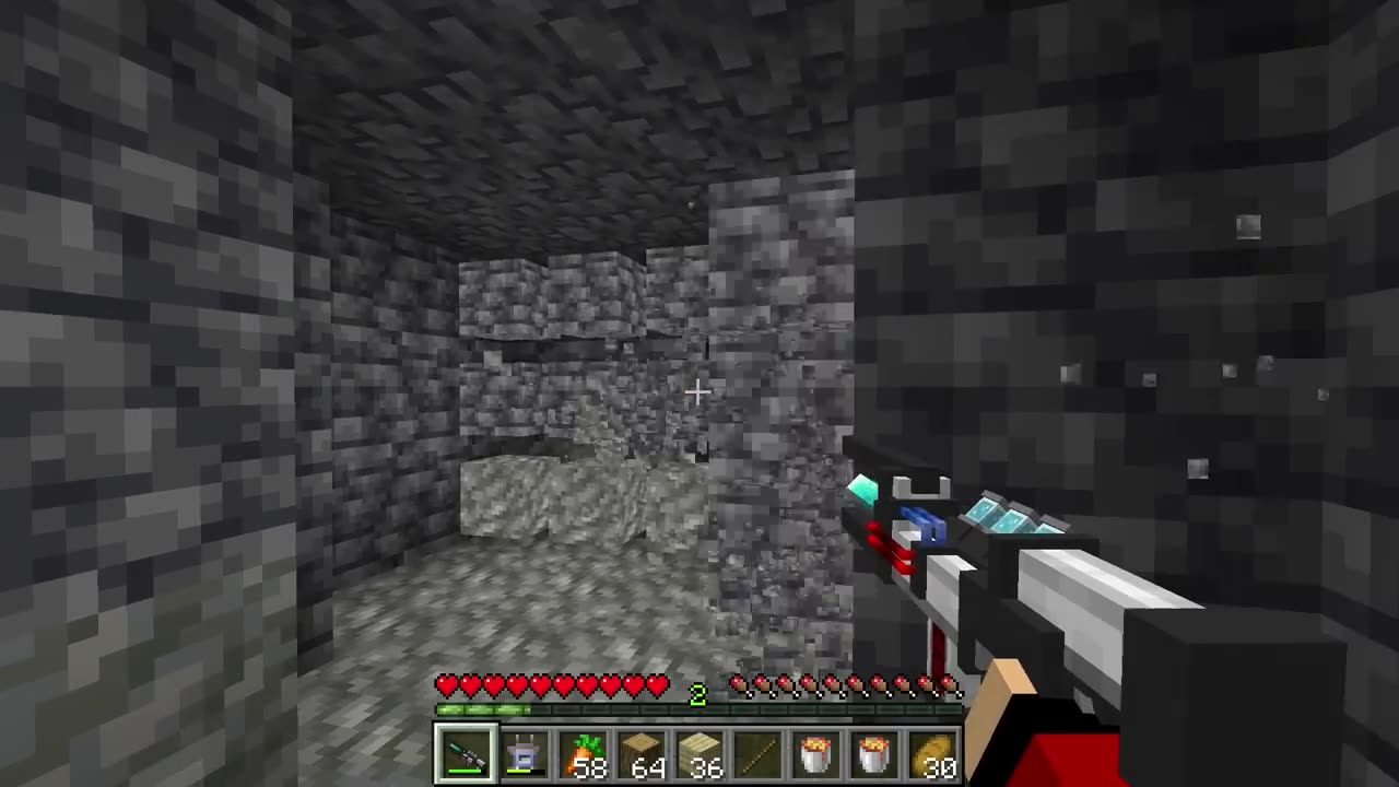 LASER MINING Speedrunner VS Hunter in Minecraft