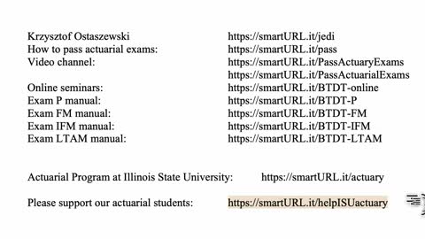 Exam LTAM exercise for September 13, 2021