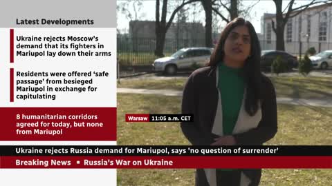 Ukraine rejects Russia's demand for Mariupol surrender