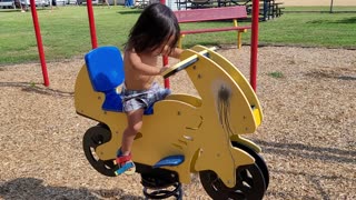 Popping wheelies!