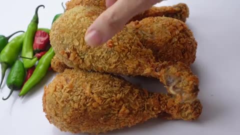 Crispy Fried Chicken,Chicken Cheese Drumsticks By Recipes Of The World