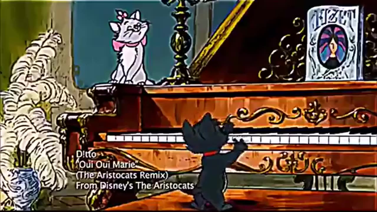 $ Movie Nights [ Pt. 2 ] Disney Aristocats - BOY THAT CAT CAN RAP,YES THEY LOVE TO RAP!