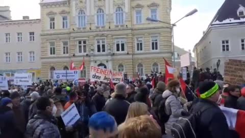 Austriansg: "People like us never give up" being sung by the crowds."