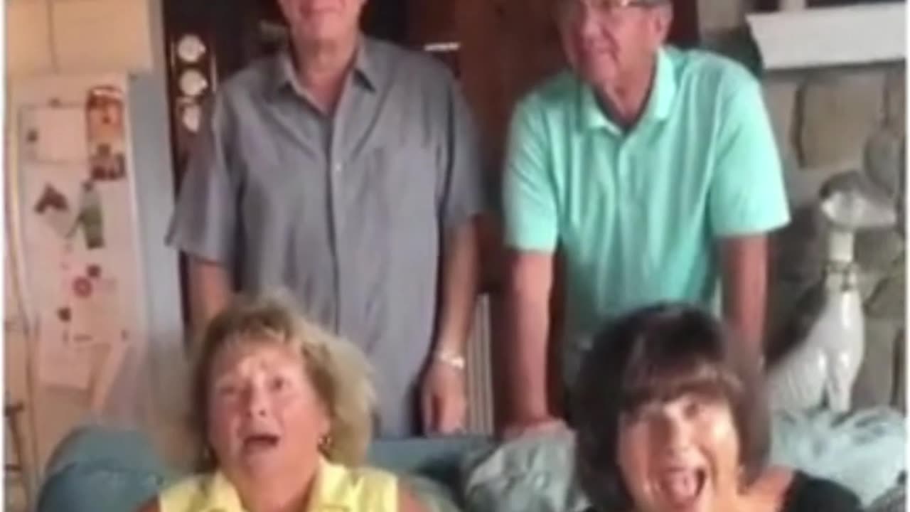 Surprising my Grandparents! Adorable!