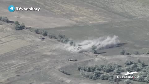 Ukrop BMP explodes in a million pieces