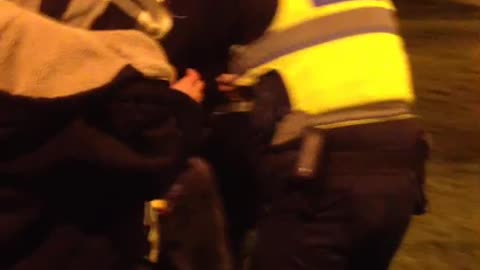 Two Guys Getting Arrested And Pepper Sprayed At Moreland Train Station by PSO's