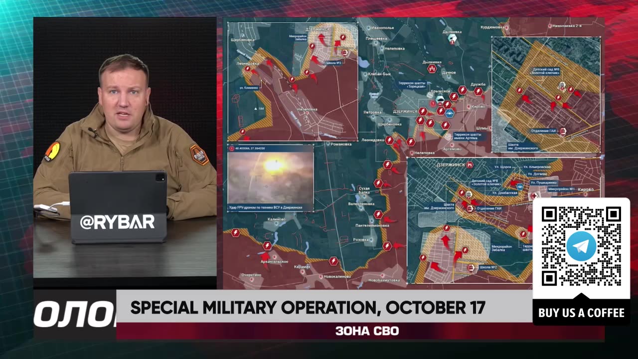 ❗️🇷🇺🇺🇦🎞 RYBAR HIGHLIGHTS OF THE RUSSIAN MILITARY OPERATION IN UKRAINE ON Oct.17, 2024