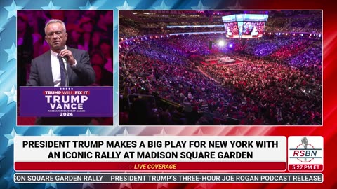 FULL SPEECH: Robert F. Kennedy Jr. Delivers Remarks at Madison Square Garden