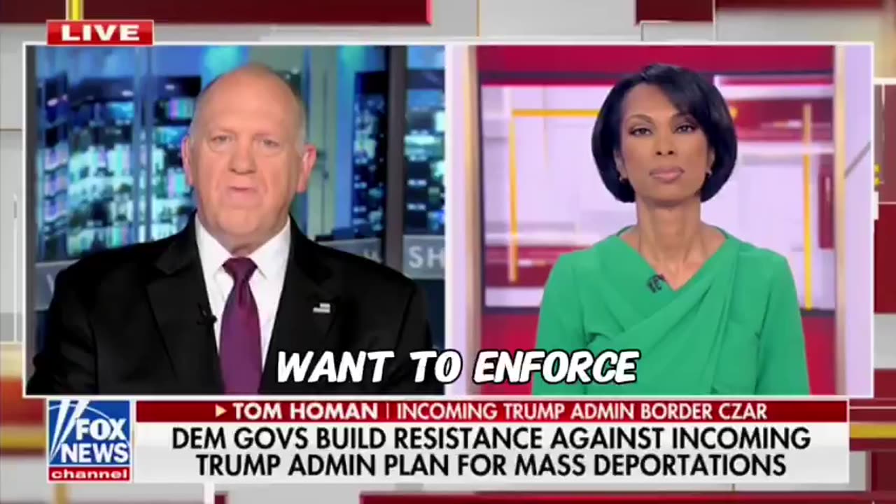 Border Czar Tom Homan Tells Governors 'Get Out of the Way'—Deportation Plan Is On!"