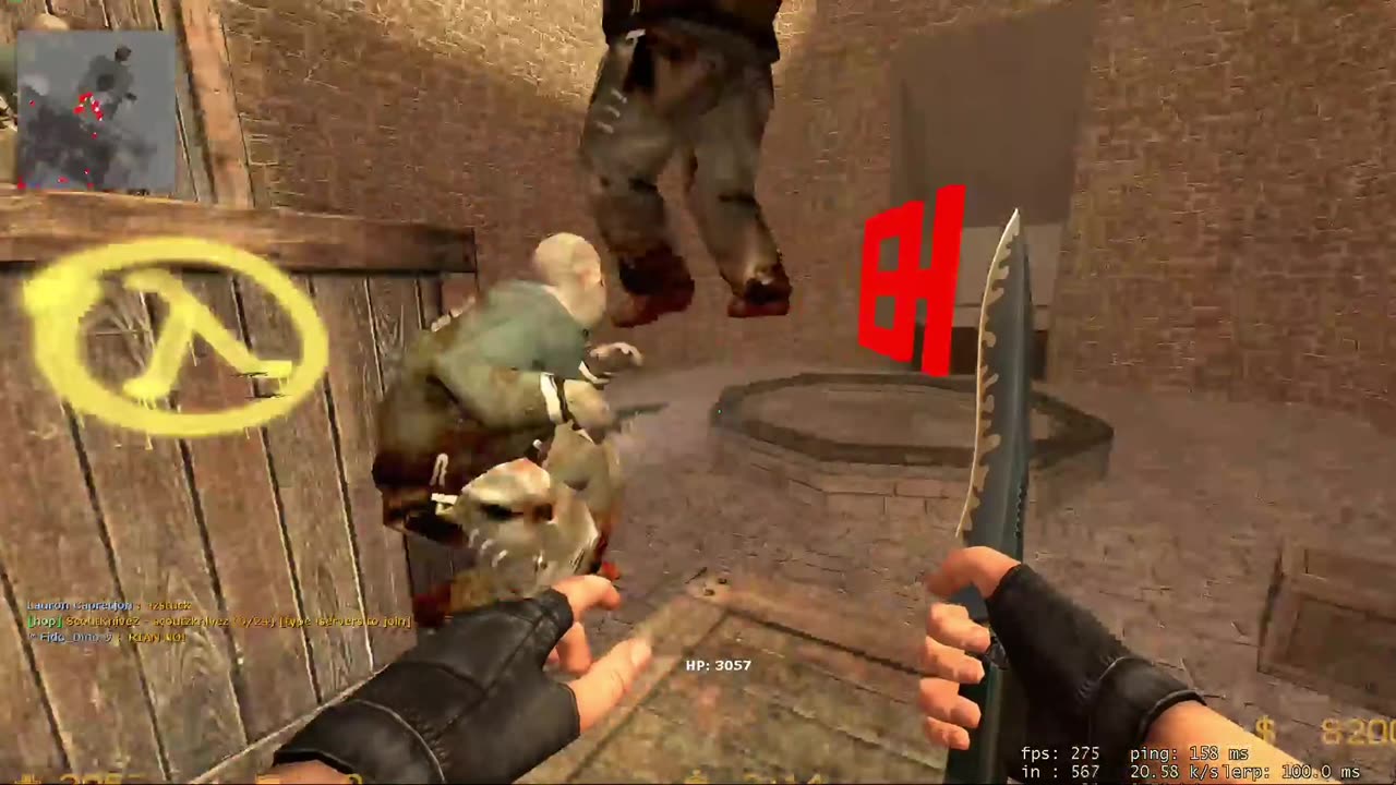 Counter strike source zombiemod gameplay 2