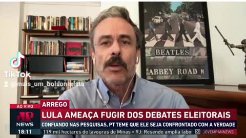 BANDIDO LULA QUER FUGIR DOS DEBATES EM 2022