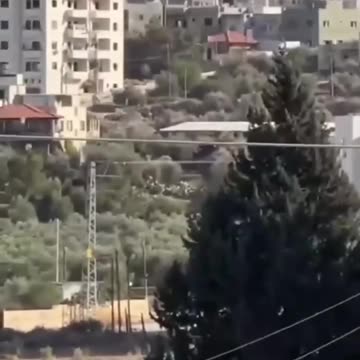 The destruction of an IDF vehicle around Jenin