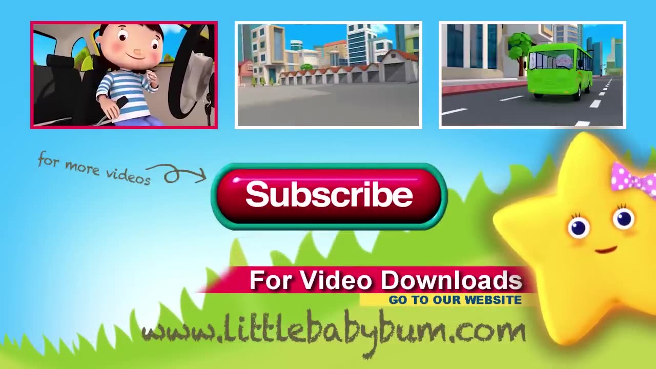 Driving In My Car Song _ Nursery Rhymes for Babies by LittleBabyBum - ABCs and 123s