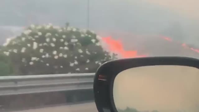 LNU Lightning Complex Wildfire Jumped Interstate 80 Near Fairfield